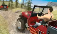 Offroad Long Trailer Truck Sim - Jeep Prado Games Screen Shot 1