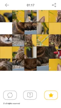 Legpuzzels katten: gratis slimme mozaïekgames Screen Shot 3