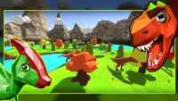 Dino Hunting: Cube World 3D Screen Shot 3