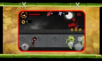 Zombie Ninja tempur Screen Shot 1