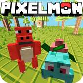 Free Pixelmon Story Mod: Craft & Build Pixel World