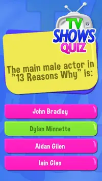 TV Shows Trivia Quiz Game Screen Shot 3