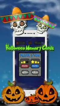 Halloween Memory Cards 👻 Scary Games Free Screen Shot 2