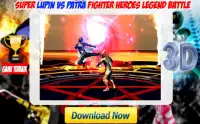 슈퍼 루핀 대 Patra Fighter Heroes Legend Battle Screen Shot 2