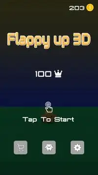 Flappy Up : Classic Infinite 3d Bird Reborn Game Screen Shot 0