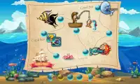 sea world : Fishing games for kids Screen Shot 1