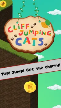 Cliff Jumping Cats Screen Shot 0