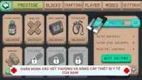 Hospital Craft: Trò chơi mô phỏng y tế và xây dựng Screen Shot 2