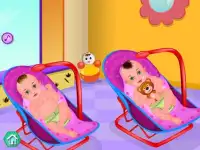 Twins Caring - Baby Games Screen Shot 8