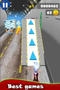 Ice Princess Run 3D Jeu de course sans fin Screen Shot 4