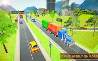 Euro Long Truck Trailer: Driving Simulator Games Screen Shot 5