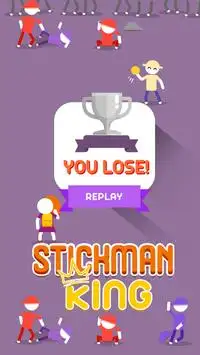 Stickman King : Ping Pong Screen Shot 5