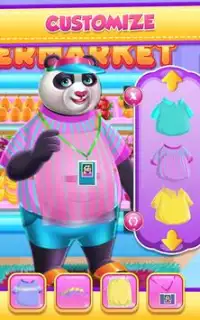 Panda Supermarket Kids Game Screen Shot 5