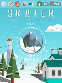 Skater : Skiing Screen Shot 8