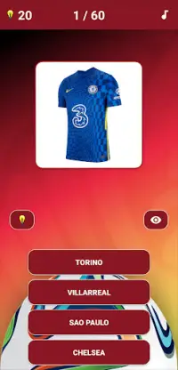 Quiz dei Loghi del Calcio Screen Shot 1