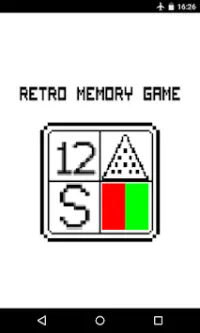 Retro Memory Game Screen Shot 0