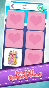 Princess Memory Card Game Screen Shot 1