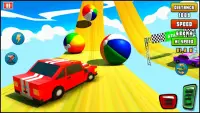 Mad car stunts: autoracen - onmogelijke auto game Screen Shot 3