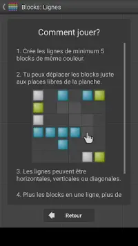 Blocks: Lignes - jeu logiques Screen Shot 2
