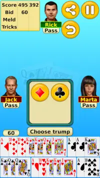 Pinochle Screen Shot 0