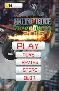 Moto Bike Driver Mania 2015 Screen Shot 0