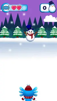 Mini Patoli - Snowball Fight Screen Shot 2