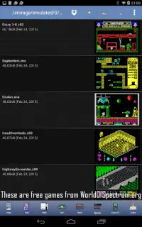 Speccy - ZX Spectrum Emulator Screen Shot 9