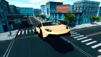 Futuristic Flying Car Driving Screen Shot 0