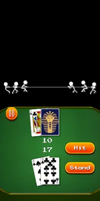 Blackjack - Tug of War Screen Shot 0