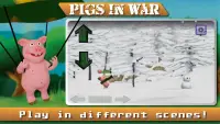Angry  Pigs In War Strategy offline Games Screen Shot 5