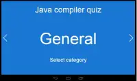 Java compiler quiz Screen Shot 0