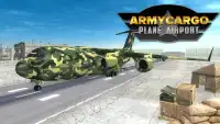 Army Cargo Plane Airport 3D Screen Shot 0