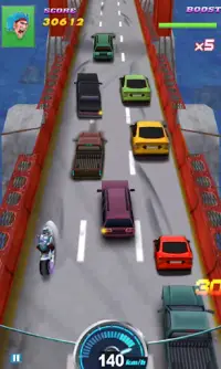 Moto racing -  Traffic race 3D Screen Shot 3