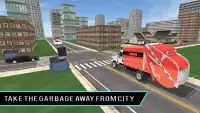 Real City sim Garbage Truck 3D Screen Shot 6