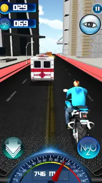 Traffic Biker Screen Shot 8