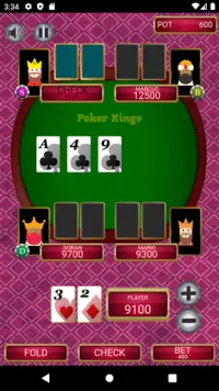 Poker Kings - Offline Texas Holdem Poker Screen Shot 3