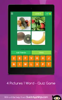 4 Pictures 1 Word - Quiz Game Screen Shot 17