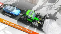 Escavadeira de resgate de neve - Simulação 3D Screen Shot 0
