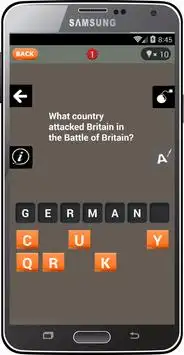 History Wars Quiz Screen Shot 1