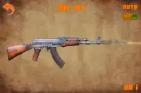 atirar M-16 vs AK-47: simulador de arma realista Screen Shot 1