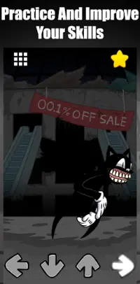Scary Cartoon Cat FNF Mod Test Screen Shot 1