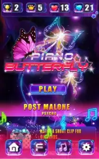 Best Piano Butterfly Tiles Screen Shot 0