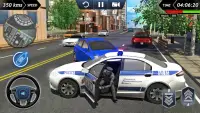 Trình mô phỏng xe Cảnh sát - Police car simulator Screen Shot 2