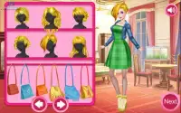 School Style  - dress up games for girls/kids Screen Shot 1