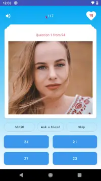 Guess the age – Age quiz. Guess her age challenge Screen Shot 5