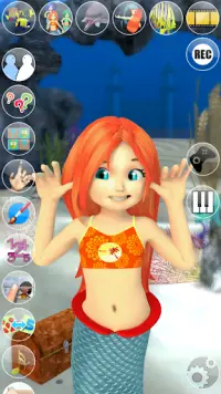Sprechende Meerjungfrau Spiele Screen Shot 3