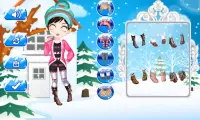 Dress Up Girl winter game Screen Shot 3