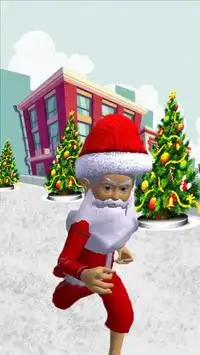 🎅🏼 dzieci Santa Claus - metro bieg biegacz Screen Shot 3