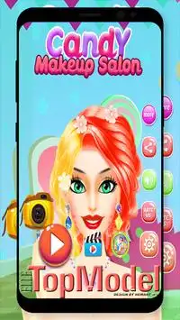 Candy Makeup Spa : Beauty Salon Games For Girls Screen Shot 0