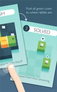 Rabbit On Blocks: Unlock 30 Sokoban Puzzles Screen Shot 11